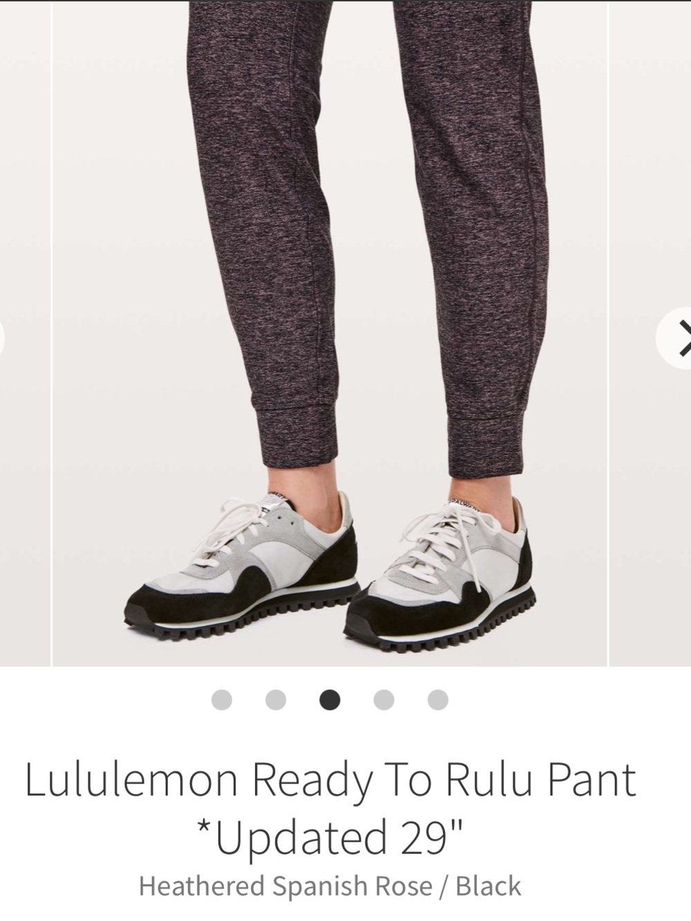 Lululemon Ready to Rulu Cozy Purple Heather Jogger/ Lounge Pants Size S - Picture 4 of 12